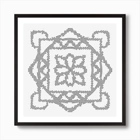 Mosaic Mandala 04 Art Print