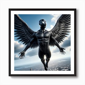 Angel of justice Art Print