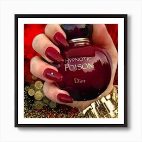 Hypnotic Poison Parfum By Dior Art Print