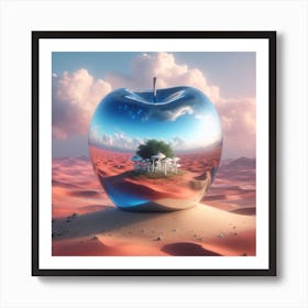 Apple In The Desert 1 Art Print