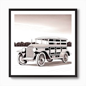 Old Fashioned Car 4 Art Print