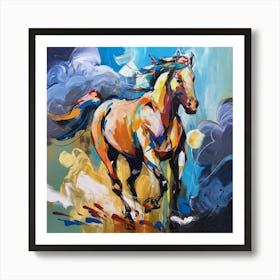 Horse Running 1 Art Print