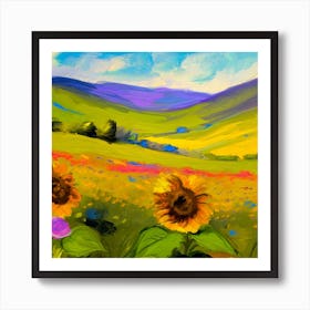 Sunflower Art Print