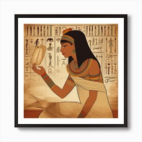 Egyptian Queen 1 Art Print