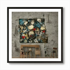 Abstract Painting 29 Art Print