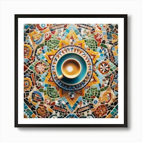 Mosaic Coffee Table 2 Art Print