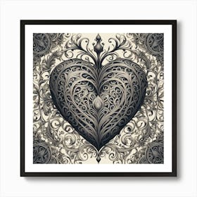 Heart Of Gold Art Print