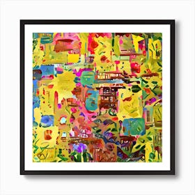 Abstract Painting 1 Art Print