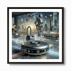 Robot Vacuum Cleaner 1 Art Print