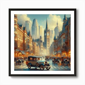 Old London Street Art Print