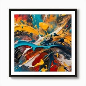 Abstract Abstract Painting 1 Art Print