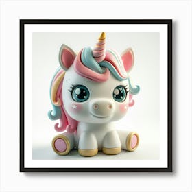 Cute Unicorn 849 Art Print