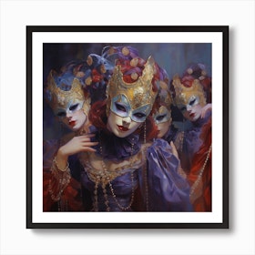 Venetian Carnival Masks Wall Art, Canvas Prints, Framed Prints
