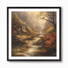 Chinese House Art Print