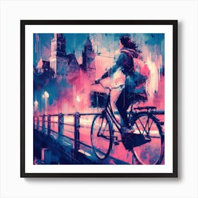 Cycling 5 Art Print