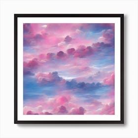 Pink Clouds Art Print