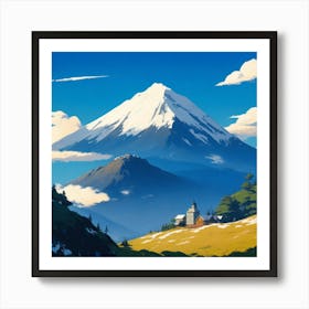 Mountains Of Fuji Art Print