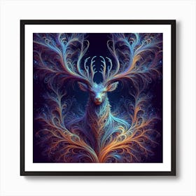 Majestic Deer Art Print