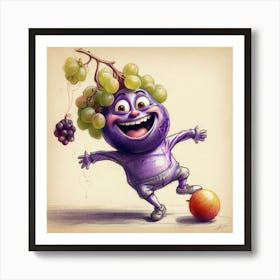 Grapes 13 Art Print