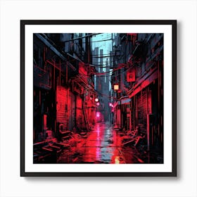 Dark Alley Art Print