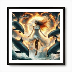 Angel Of The Sea Art Print