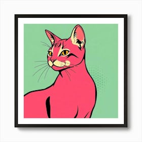 Feline Creative Cat Illustration 23 1 Art Print