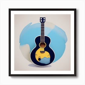 Acoustic Guitar Art Print