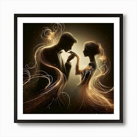 Couple In Love Art Print