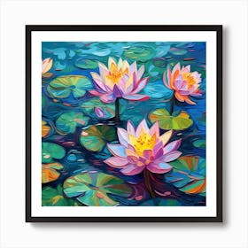 Water Lilies 19 Art Print