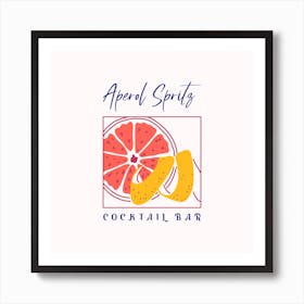 Aperol Spritz Orange - Aperol, Spritz, Aperol spritz, Cocktail, Orange, Drink 5 Art Print