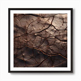 Cracked Surface 1 Art Print