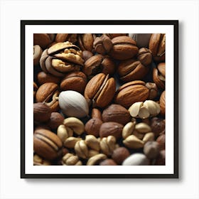 Nuts And Seeds 12 Art Print