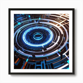 Futuristic Design Art Print