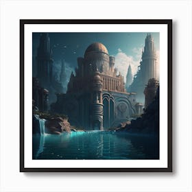 Fantasy City Art Print