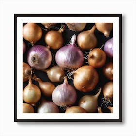 Onion Bunches 5 Art Print