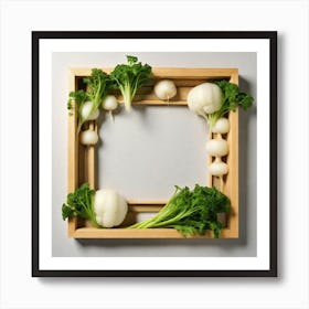 Frame Of Vegetables Art Print