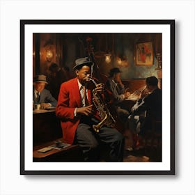 Saxophone Players 1 Poster