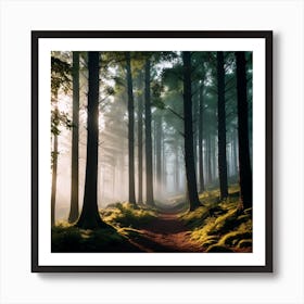 Walk In The Woods Art Print