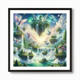 Dragons In The Sky Art Print