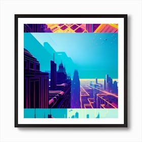 Sci-Fi City Art Print