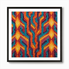 Chevron Pattern Art Print