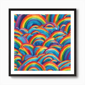 Rainbows In The Sky Art Print