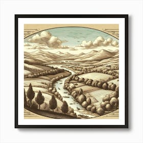 Valley View Art Print