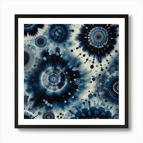 Indigo Infusion deep Art Print