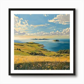 Nuvolafelice Daylight Seaside Landascape Island At The Horizon 7945b75c E455 4fa4 9f65 C948c7df9944 Art Print