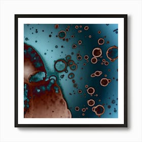 Abstract Alcohol Ink Meteor Shower Art Print