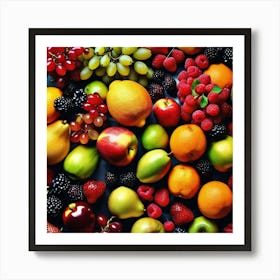 Fruit And Berries 1 Art Print