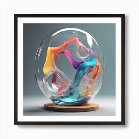 Glass Sphere Art Print