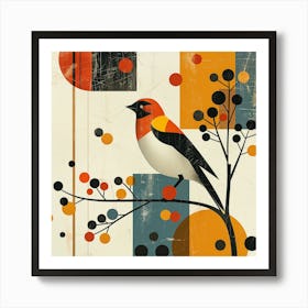 Bird On A Branch 2 Art Print