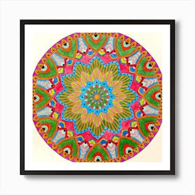 Mandala Figure 1 Art Print